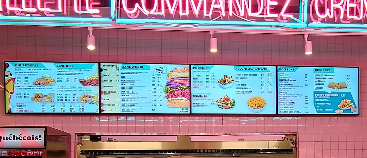 Menu, Jack Le Coq