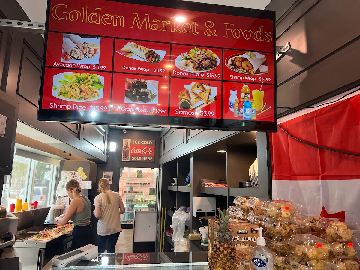 Menu, Golden Market & Food