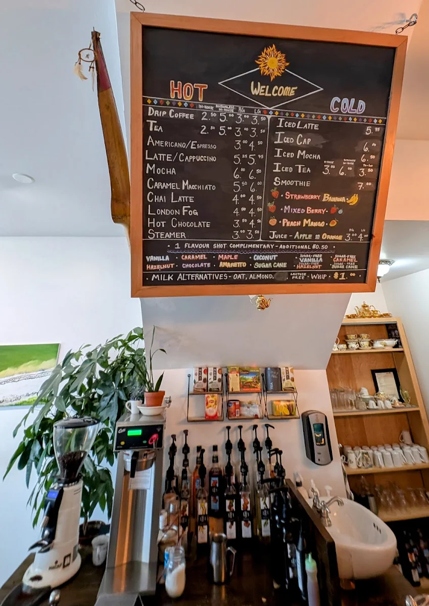 Menu, Good Times Coffeehouse