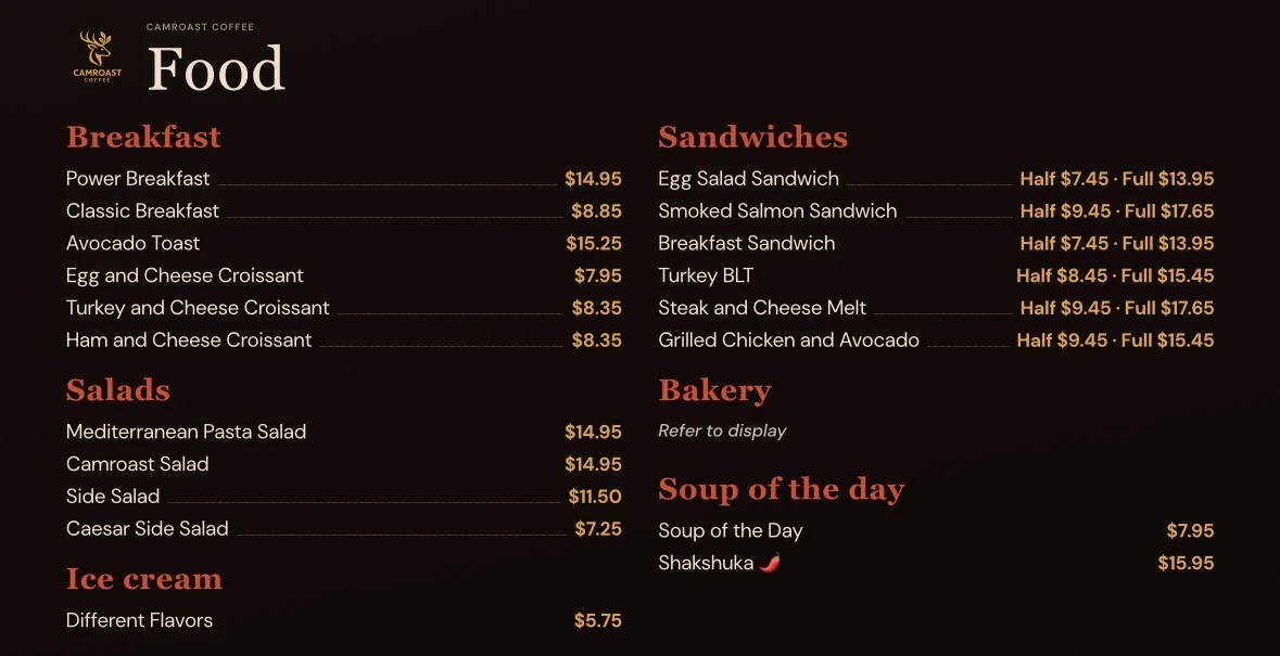 Menu photo 1