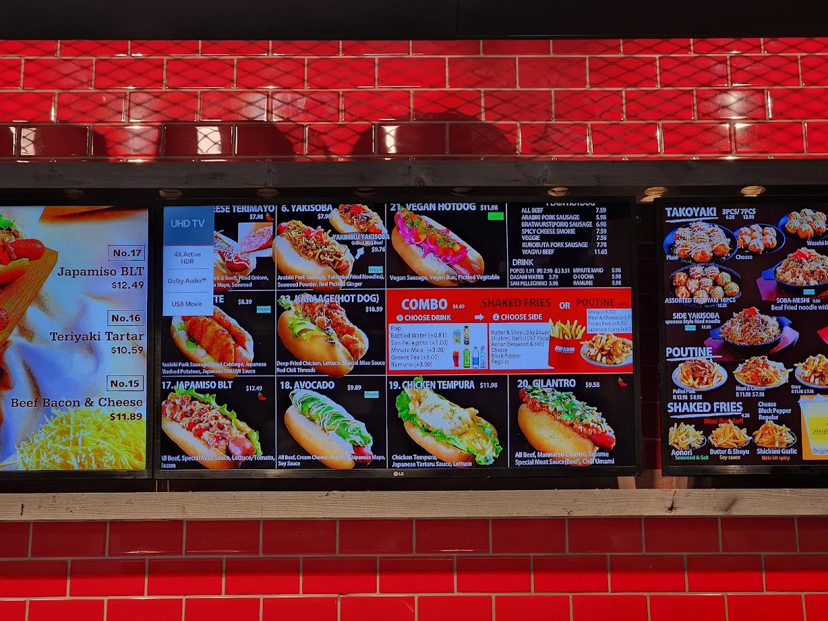 Menu, JAPADOG