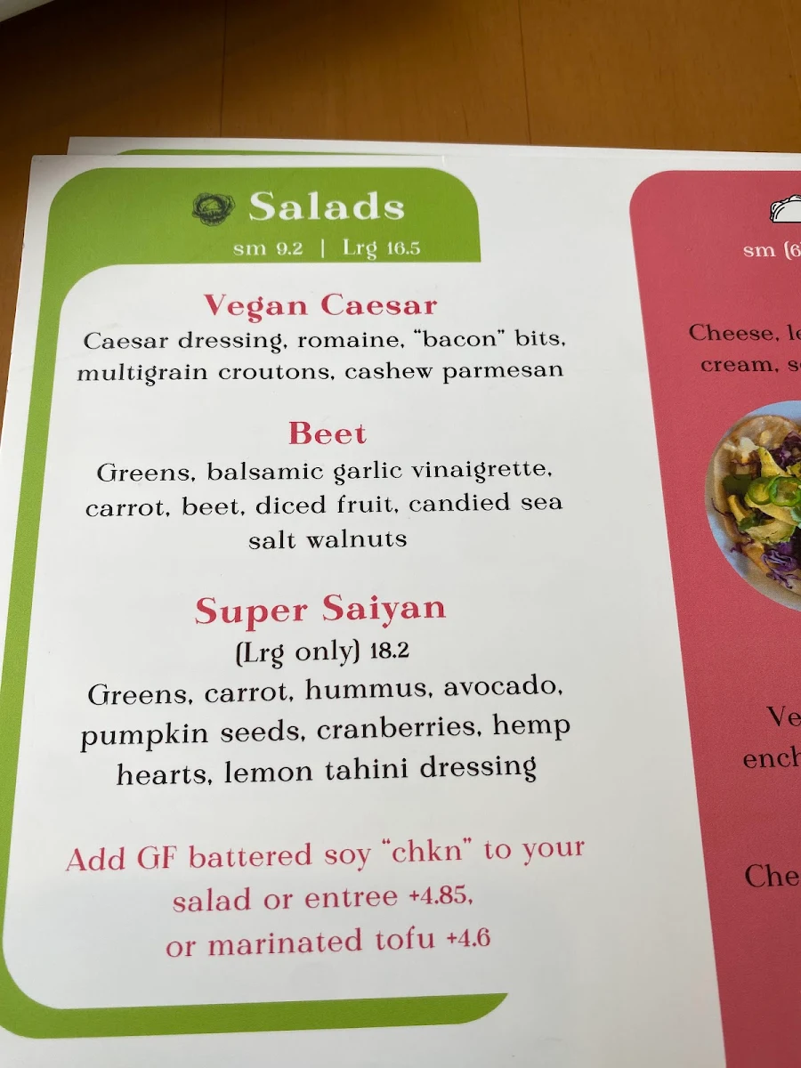 Menu photo 1