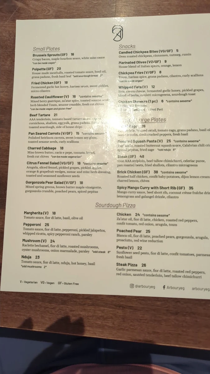 Menu photo 1