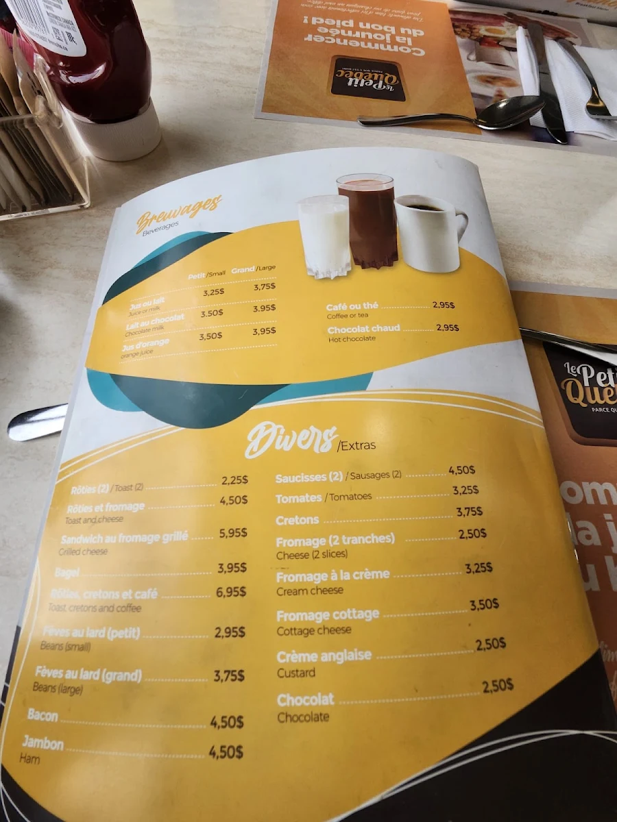 Menu, Le Petit Québec