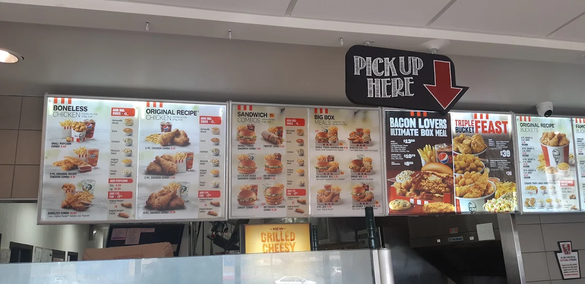 Menu, KFC