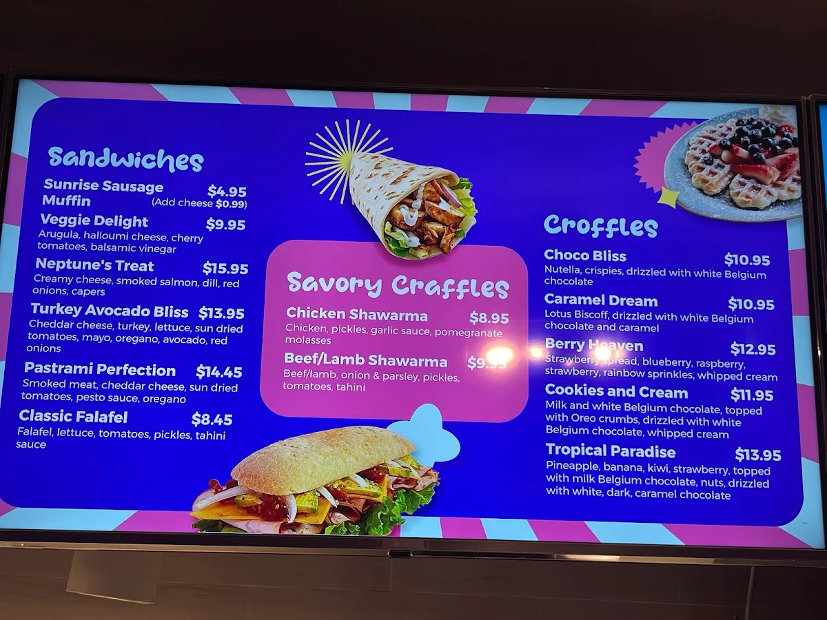Menu, Pinochio Cafe, Dessert and Ice Cream