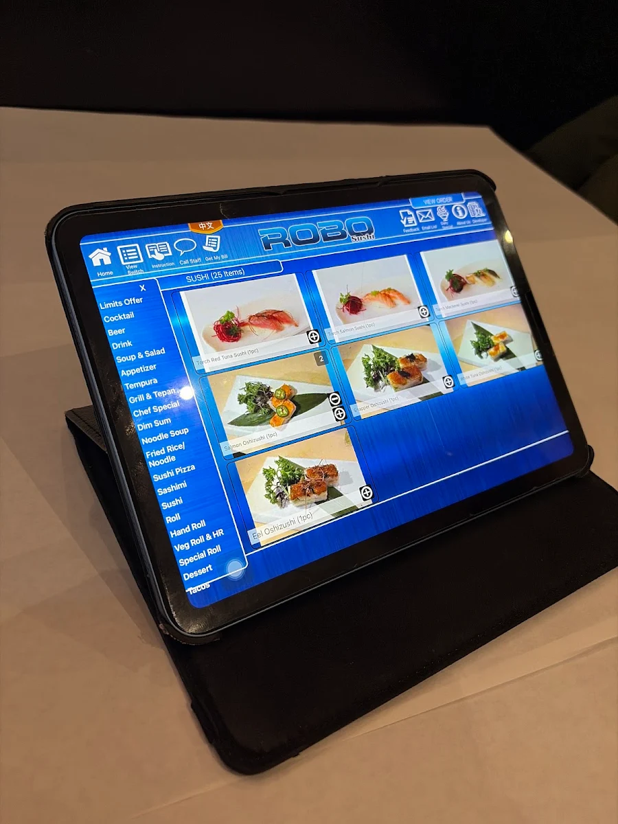 Menu, ROBO SUSHI