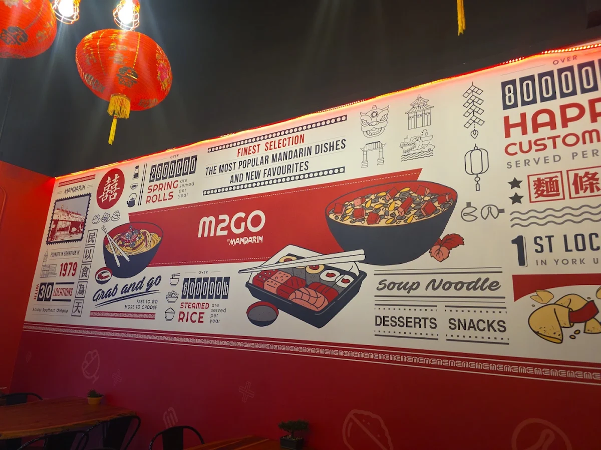 Menu, M2GO by Mandarin (Stoney Creek)