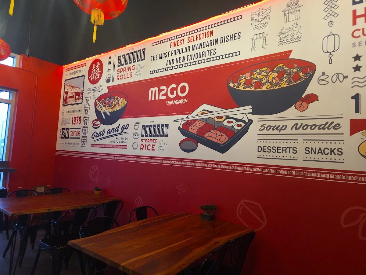 Menu, M2GO by Mandarin (Stoney Creek)
