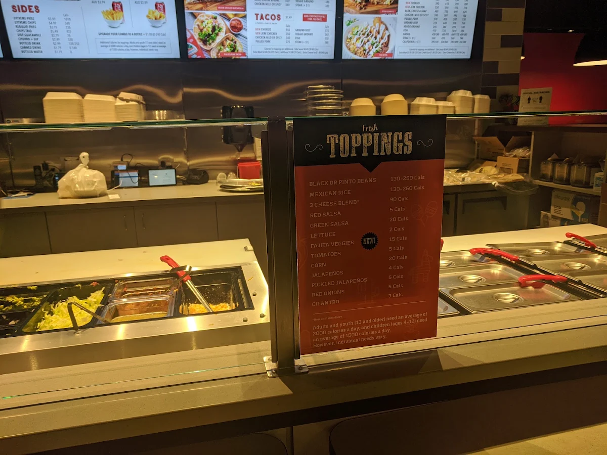 Menu, barBURRITO