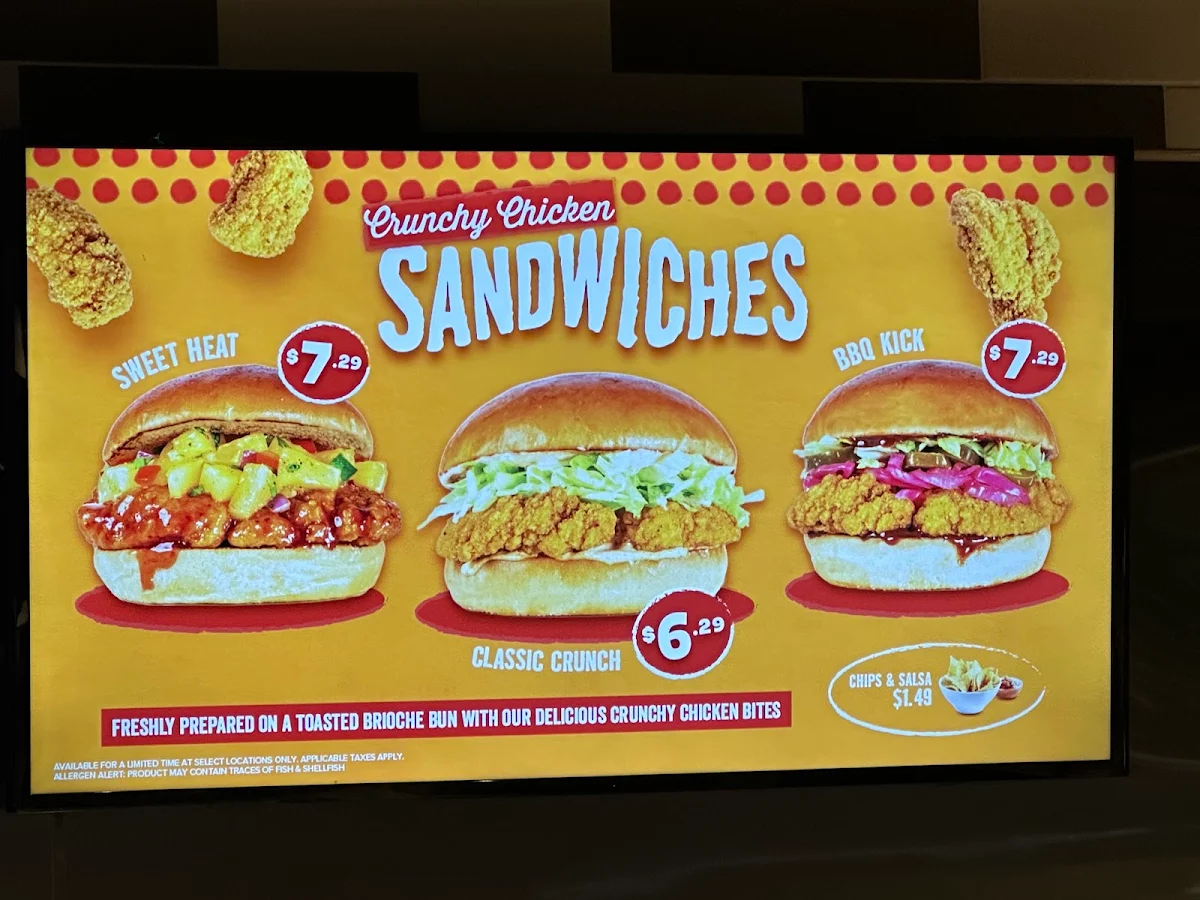 Menu, barBURRITO