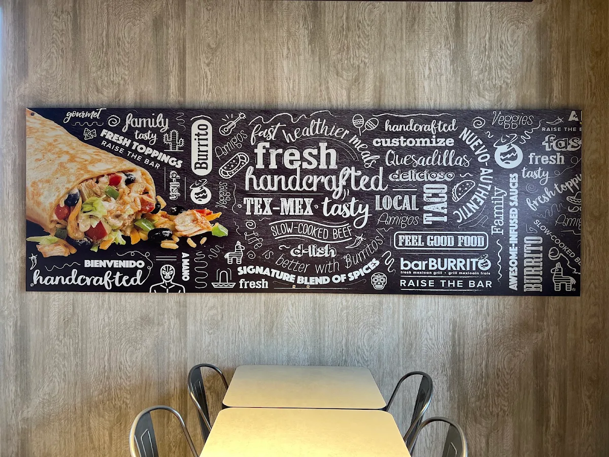 Menu, barBURRITO