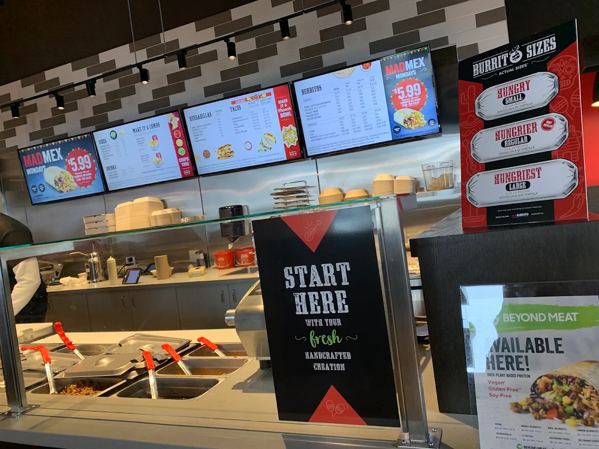 Menu, barBURRITO