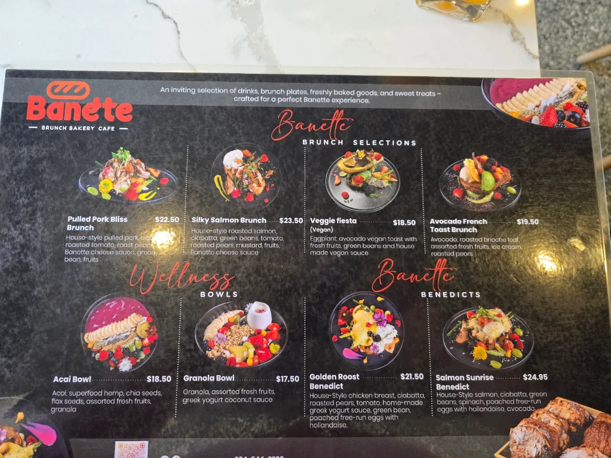 Menu, Banette