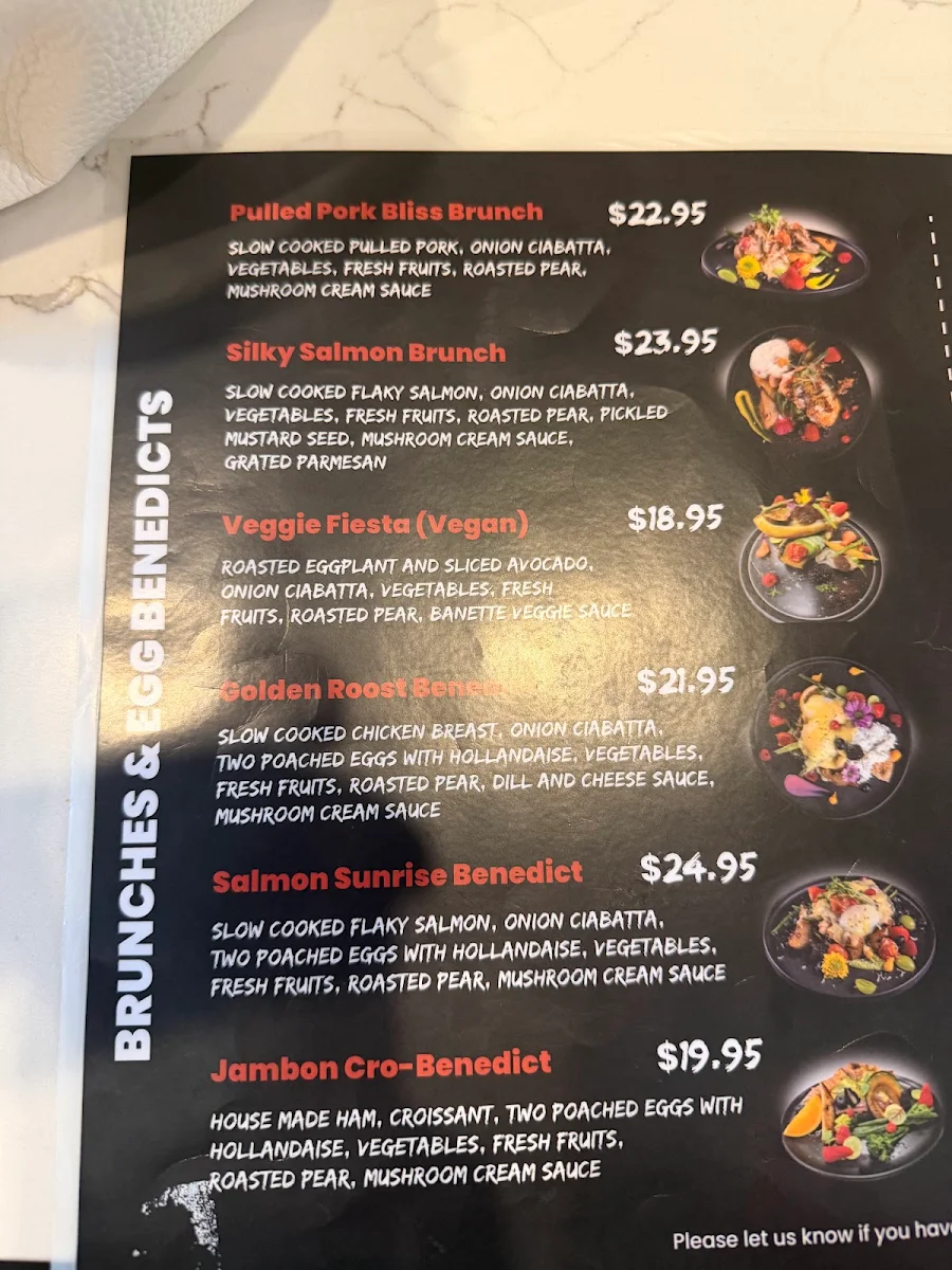 Menu, Banette