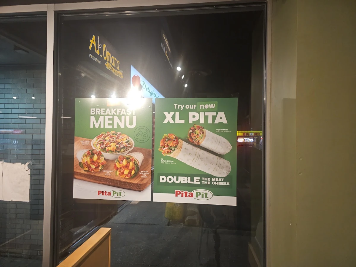 Menu, Pita Pit