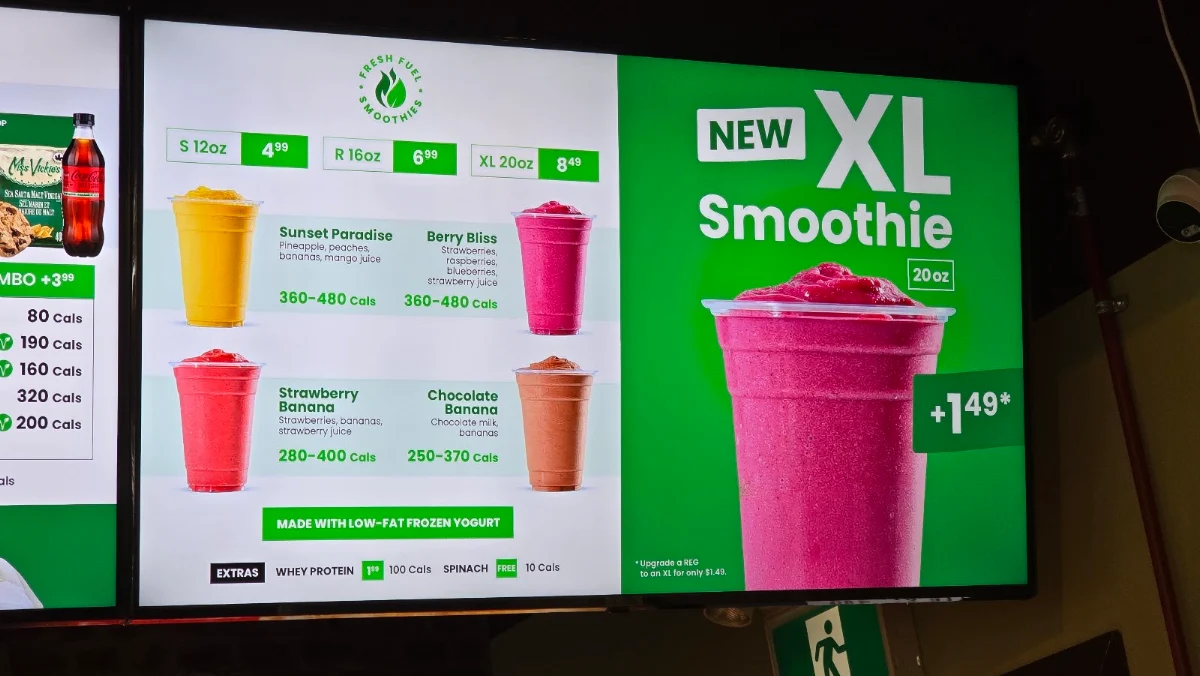 Menu, Pita Pit