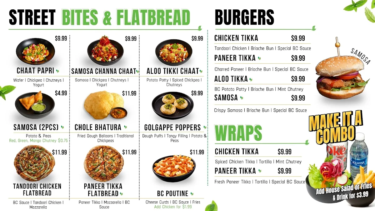 Menu, Butterchick