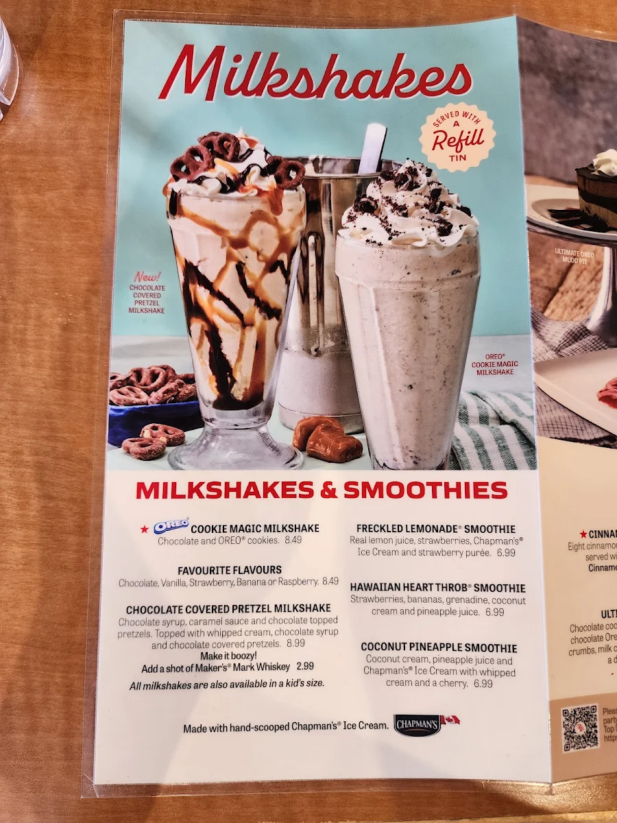 Menu, Red Robin Gourmet Burgers and Brews