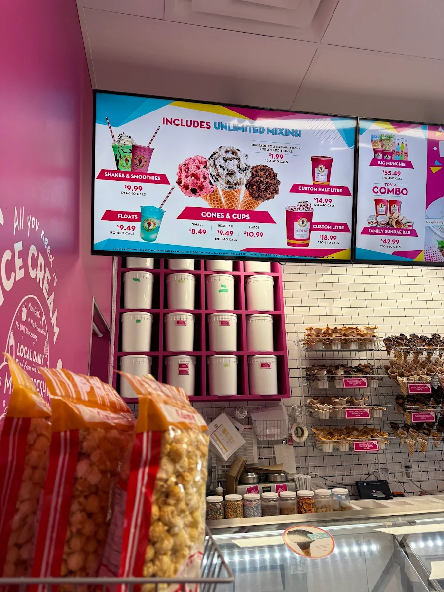Menu, Marble Slab Creamery - Empress Walk