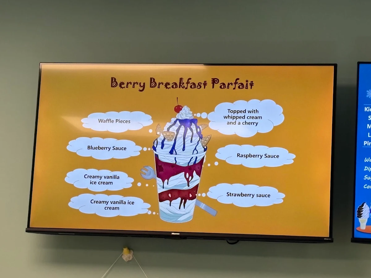 Menu, Banana Boat (Linden Woods)