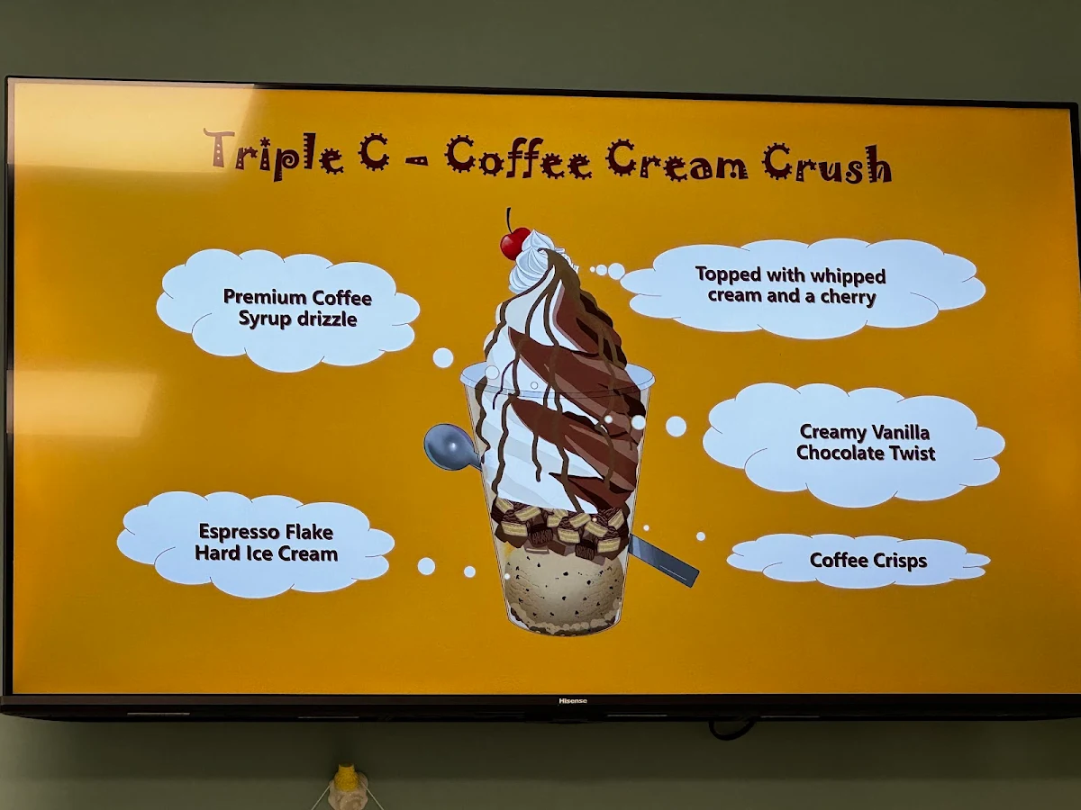 Menu, Banana Boat (Linden Woods)