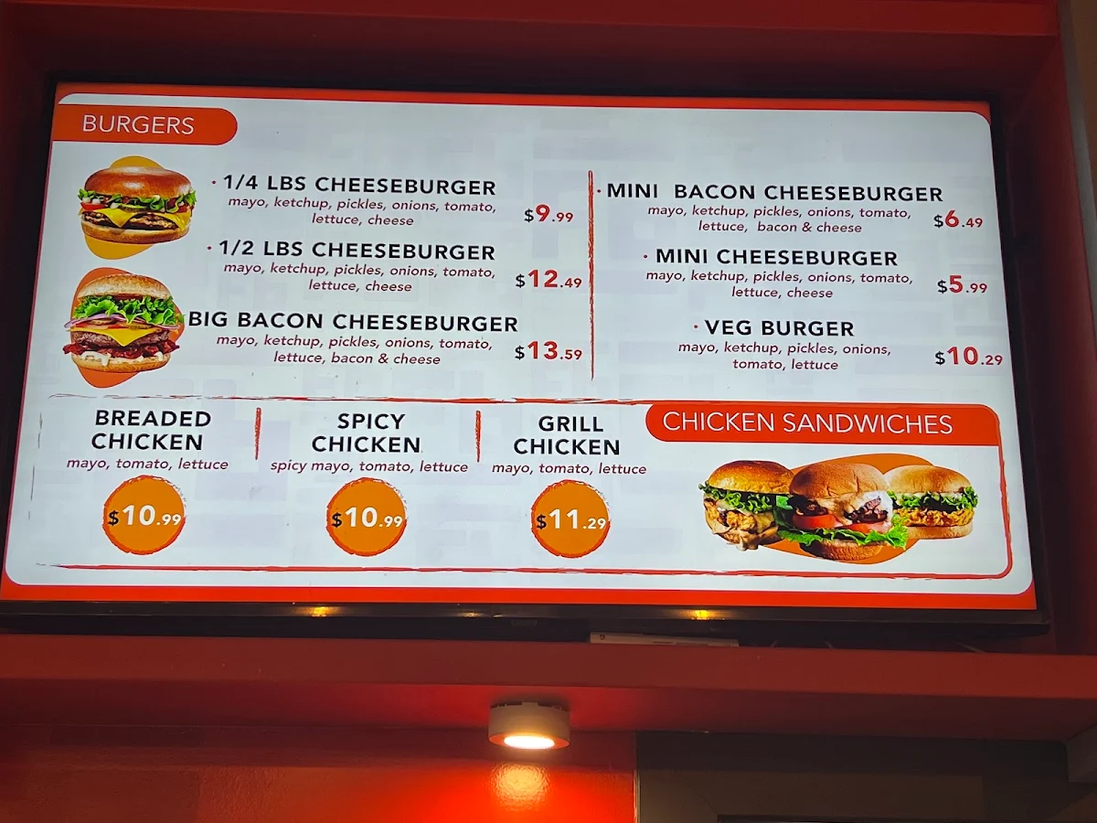 Menu, Fam Burger