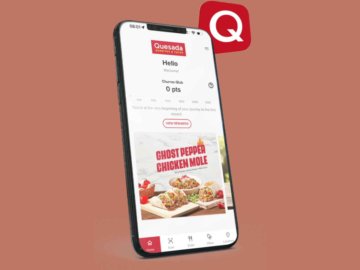 Menu, Quesada Burritos & Tacos