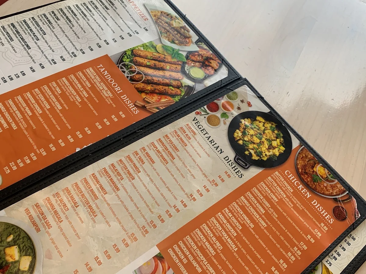Menu, TASTE OF INDIA | Indian Cuisine