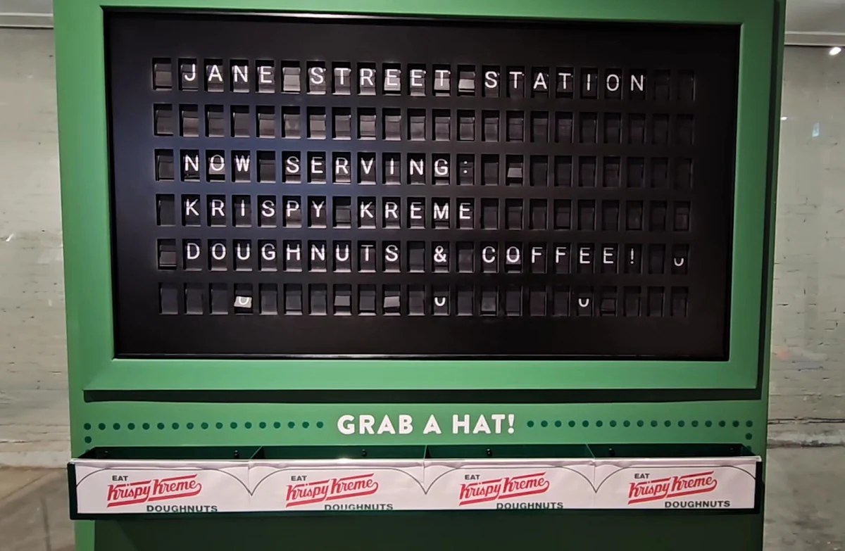 Menu, Krispy Kreme Café