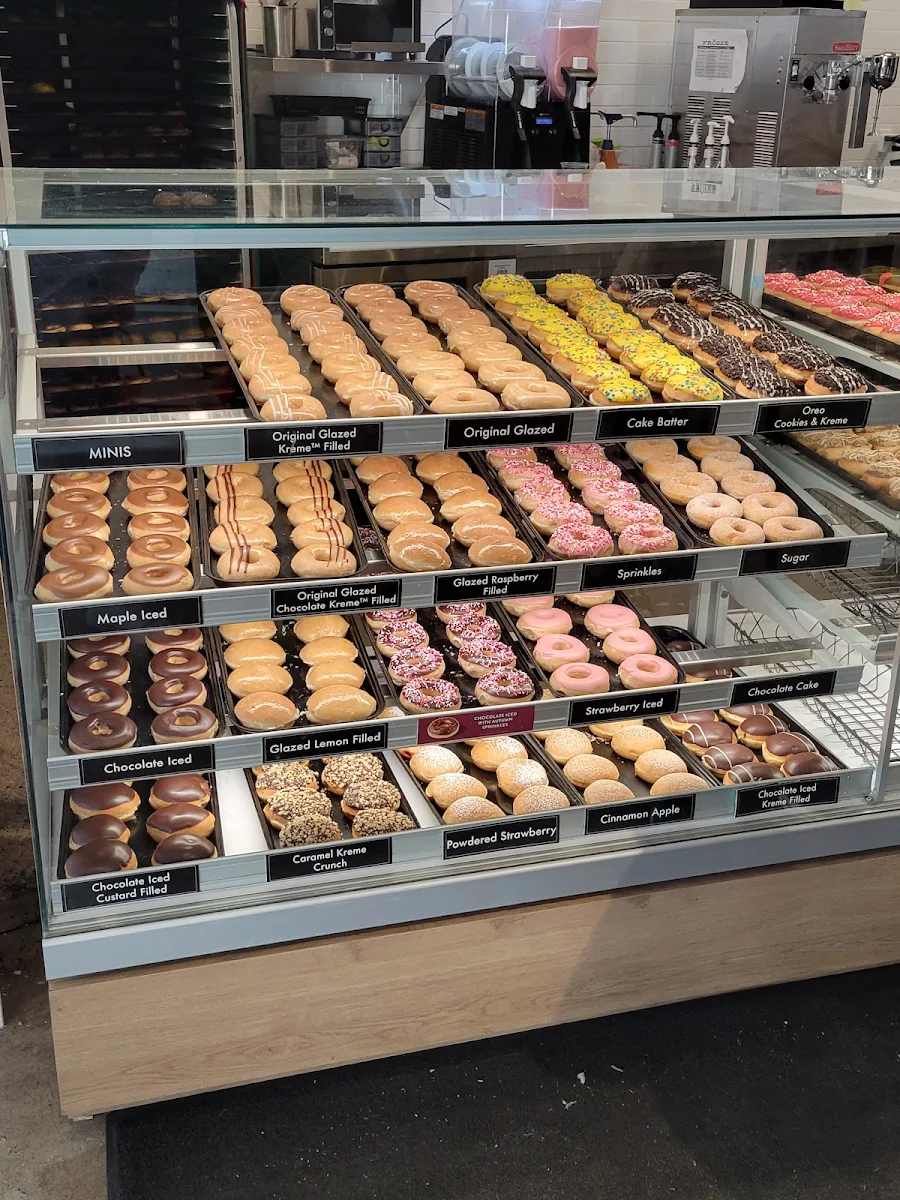 Menu, Krispy Kreme Café
