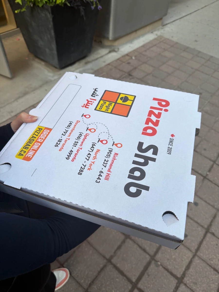 Menu, Pizza Shab