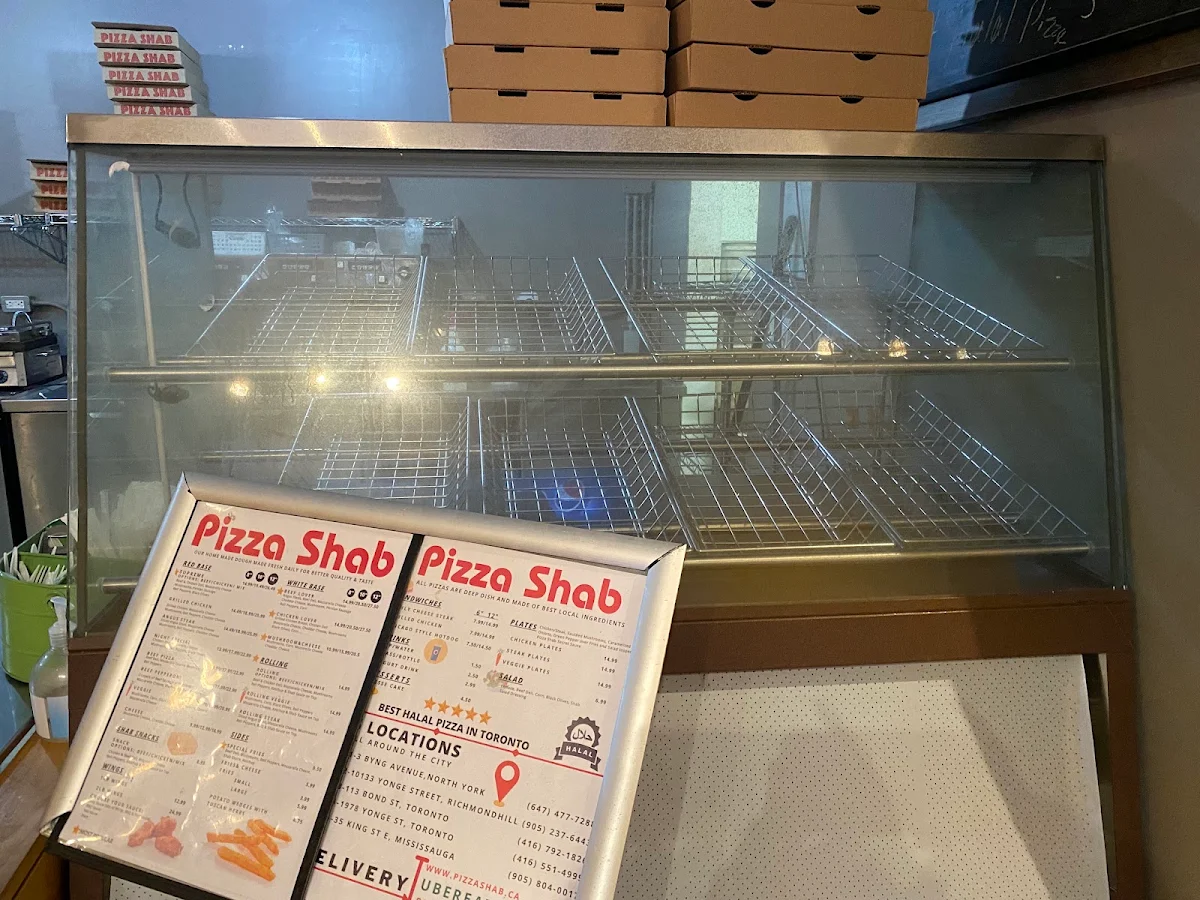 Menu, Pizza Shab