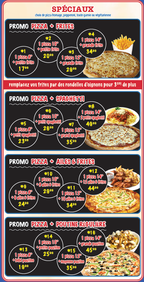 Menu, Papa Georgios