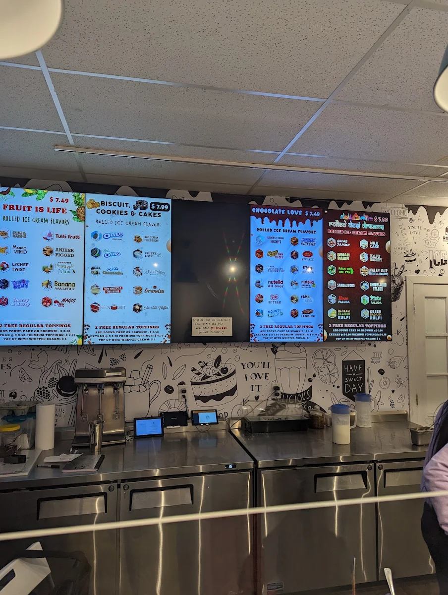 Menu, Rock N Roll Ice creams | Brampton's best rolled ice cream