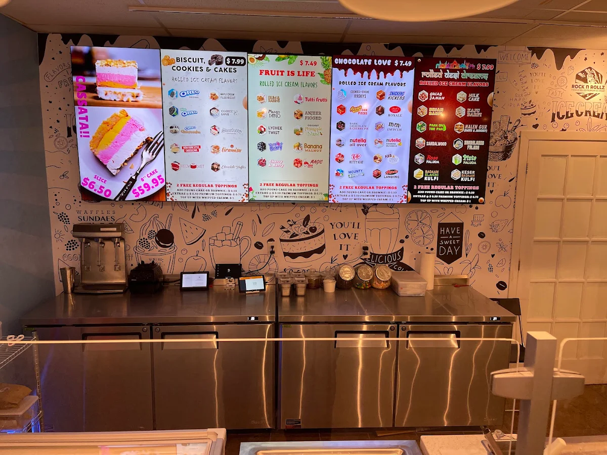 Menu, Rock N Roll Ice creams | Brampton's best rolled ice cream