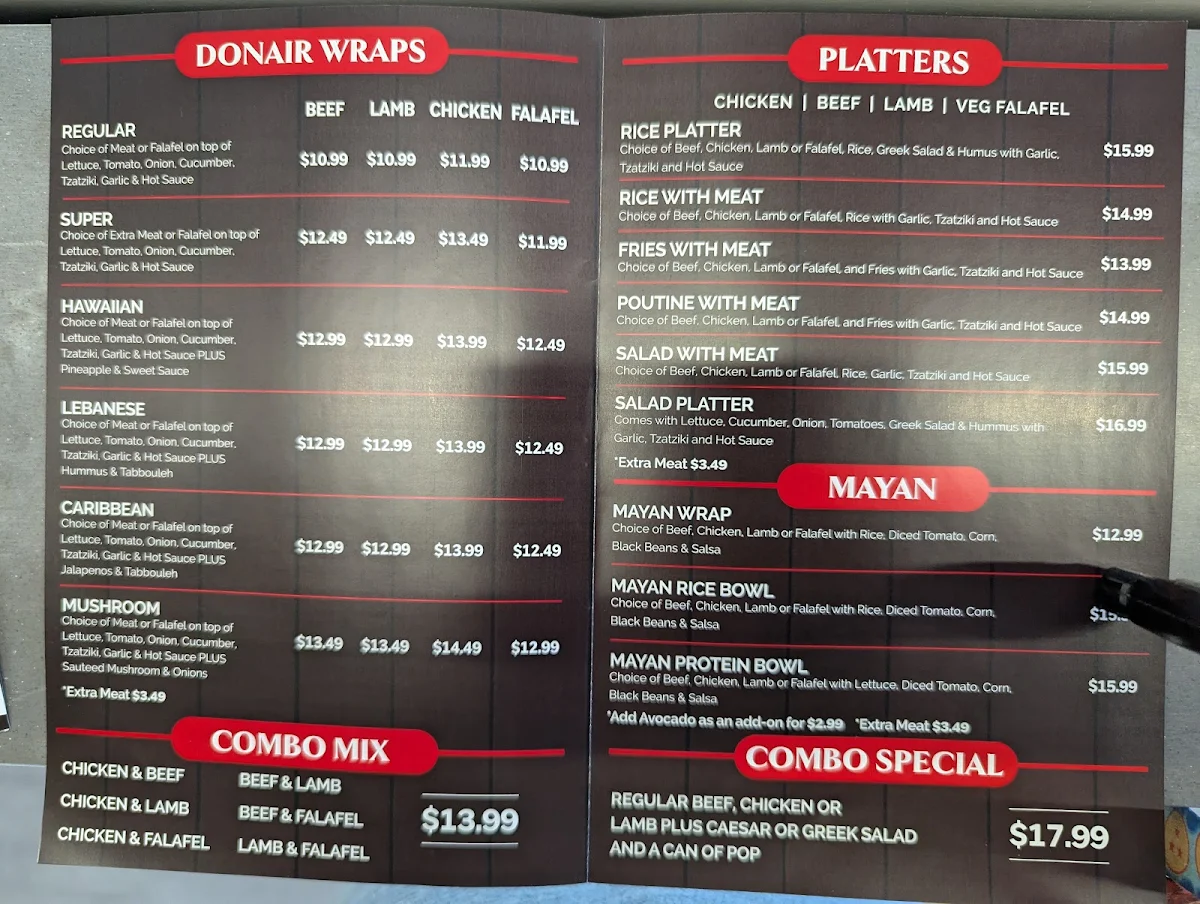 Menu photo 1