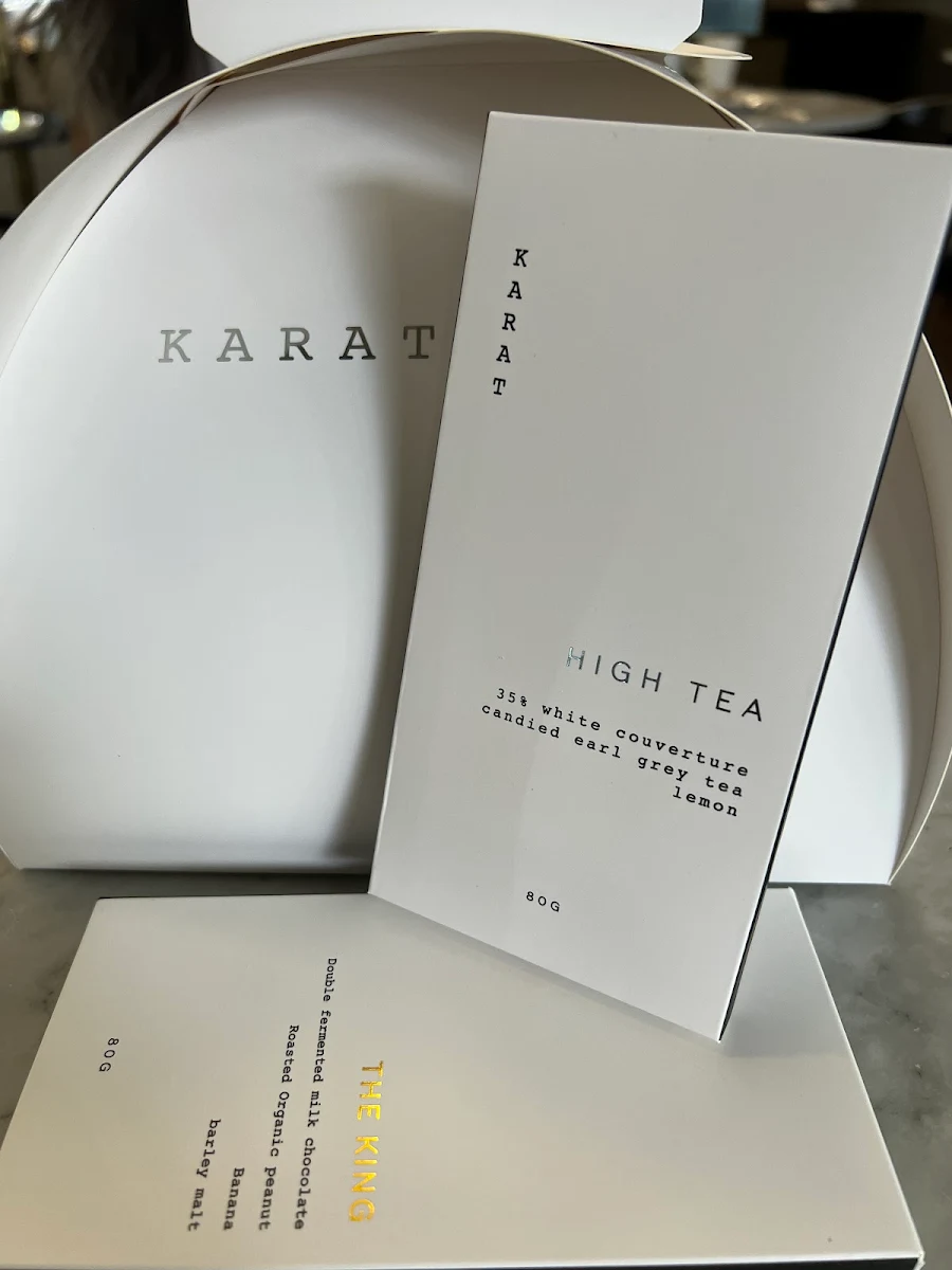 Menu, Karat Chocolate and Pastry Boutique