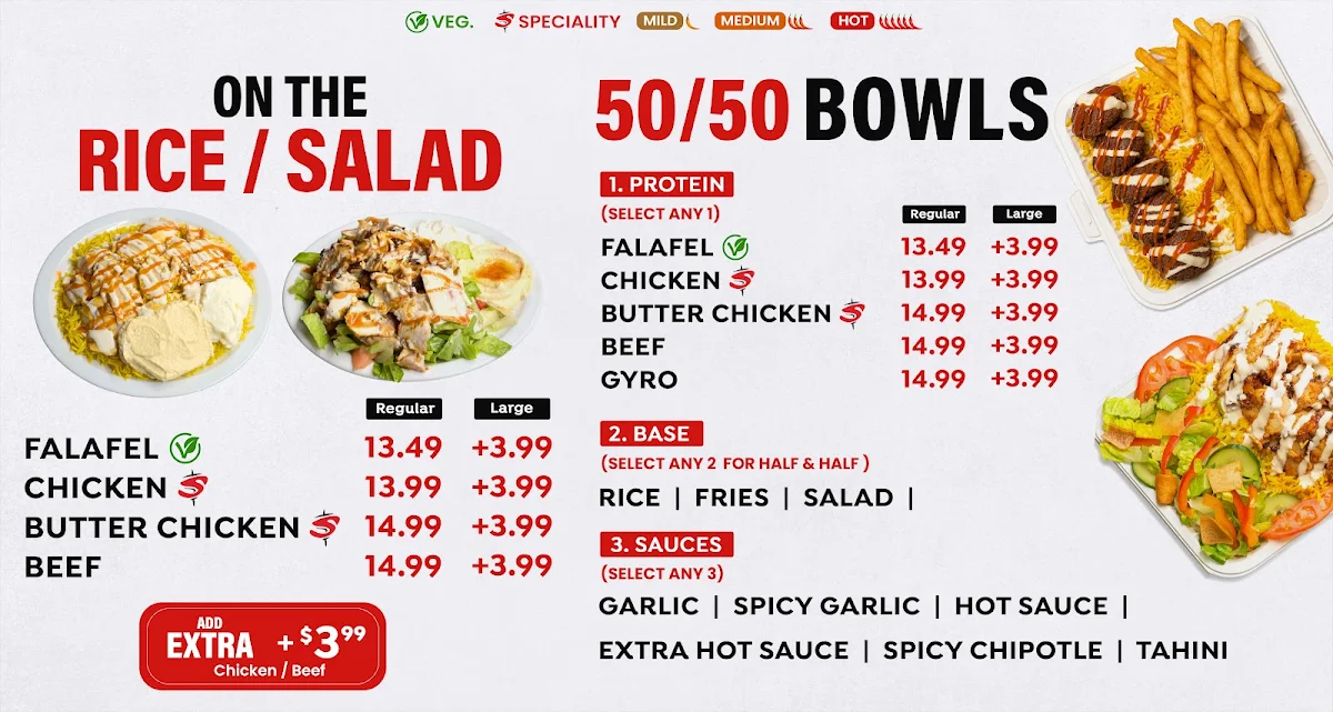 Menu, Shawarma Pita Palace