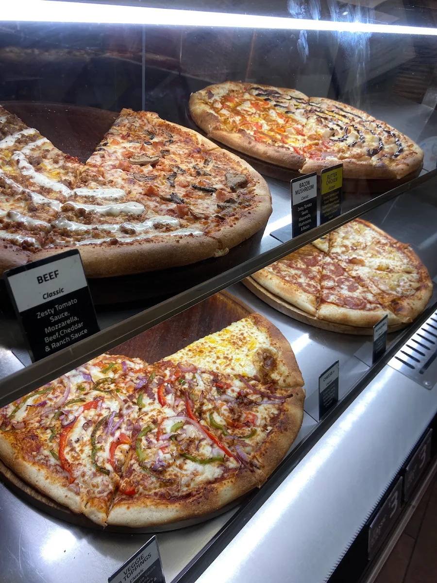 Menu, Freshslice Pizza