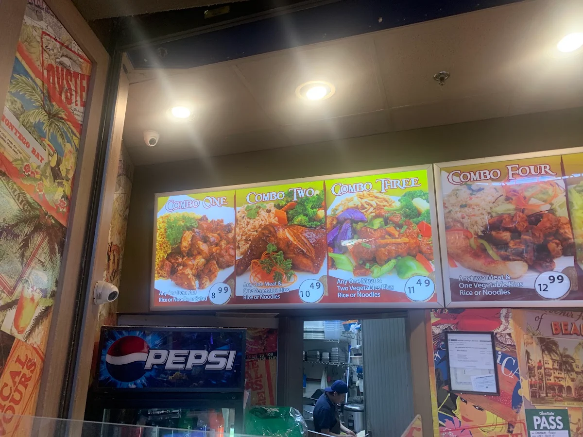 Menu, Caribbean Queen