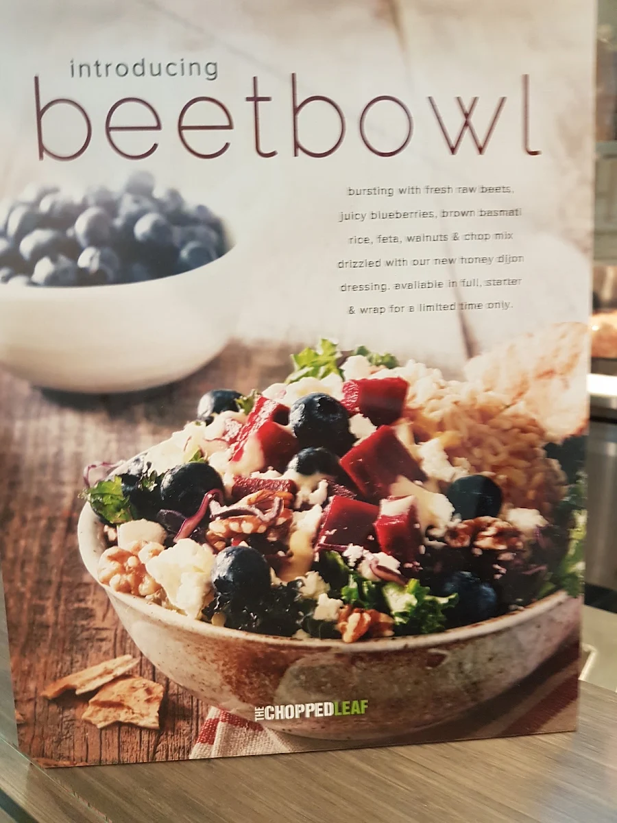 Menu, Chopped Leaf