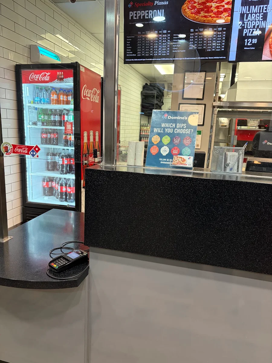 Menu, Domino's Pizza