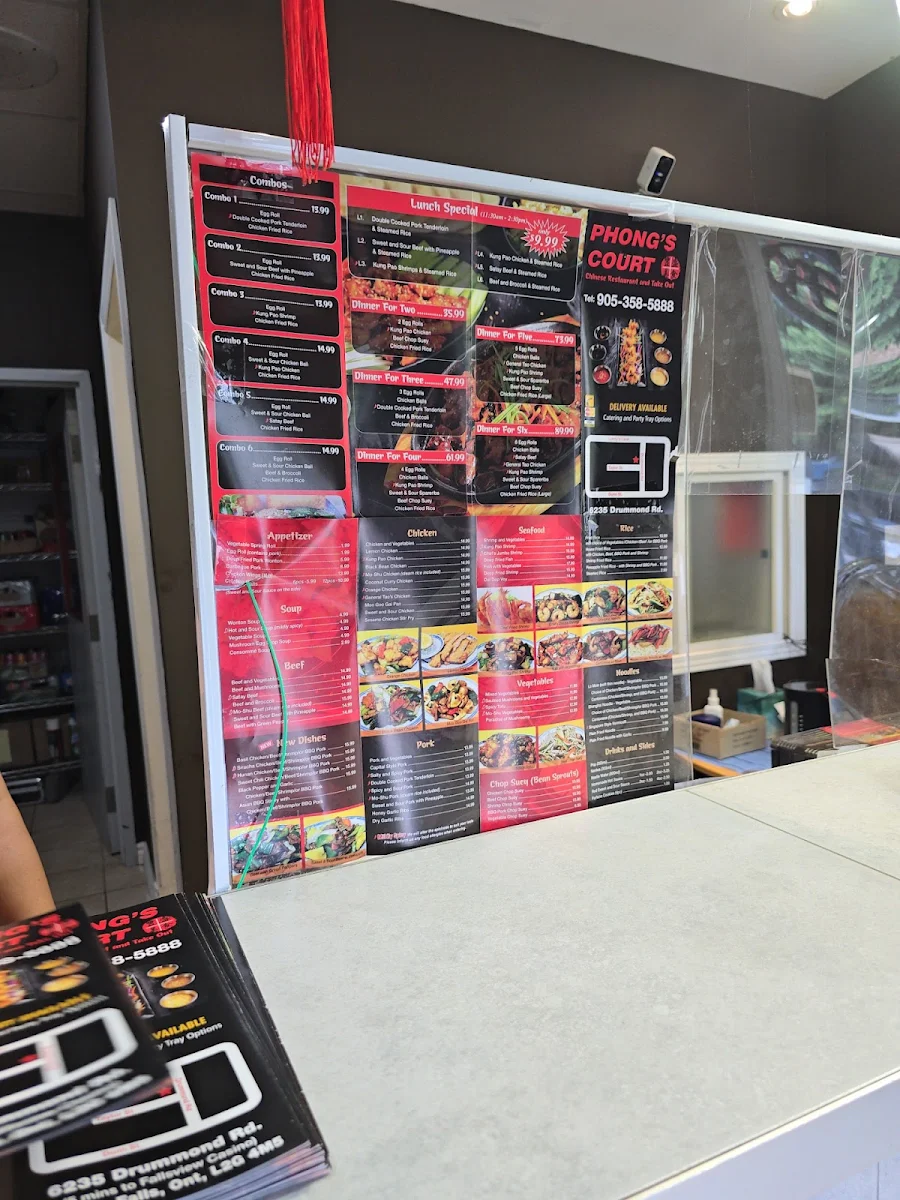 Menu, Phong's Court