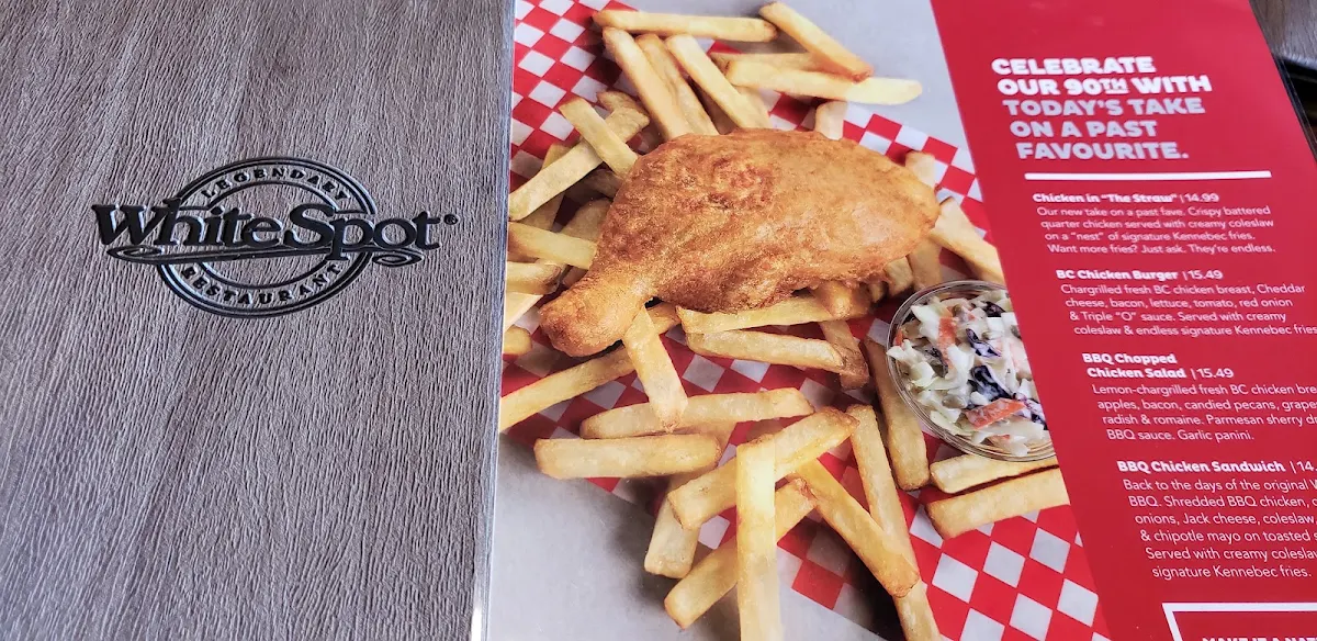 Menu, White Spot Aldergrove