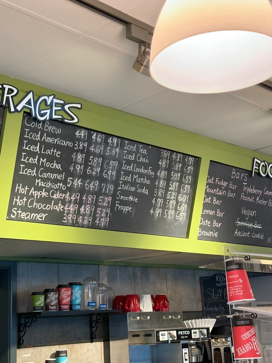 Menu, Serious Coffee View Royal