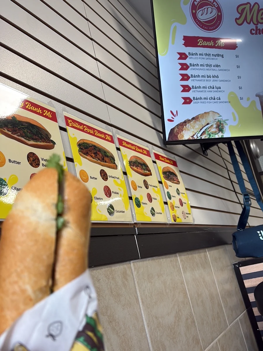Menu, An Banh Mi