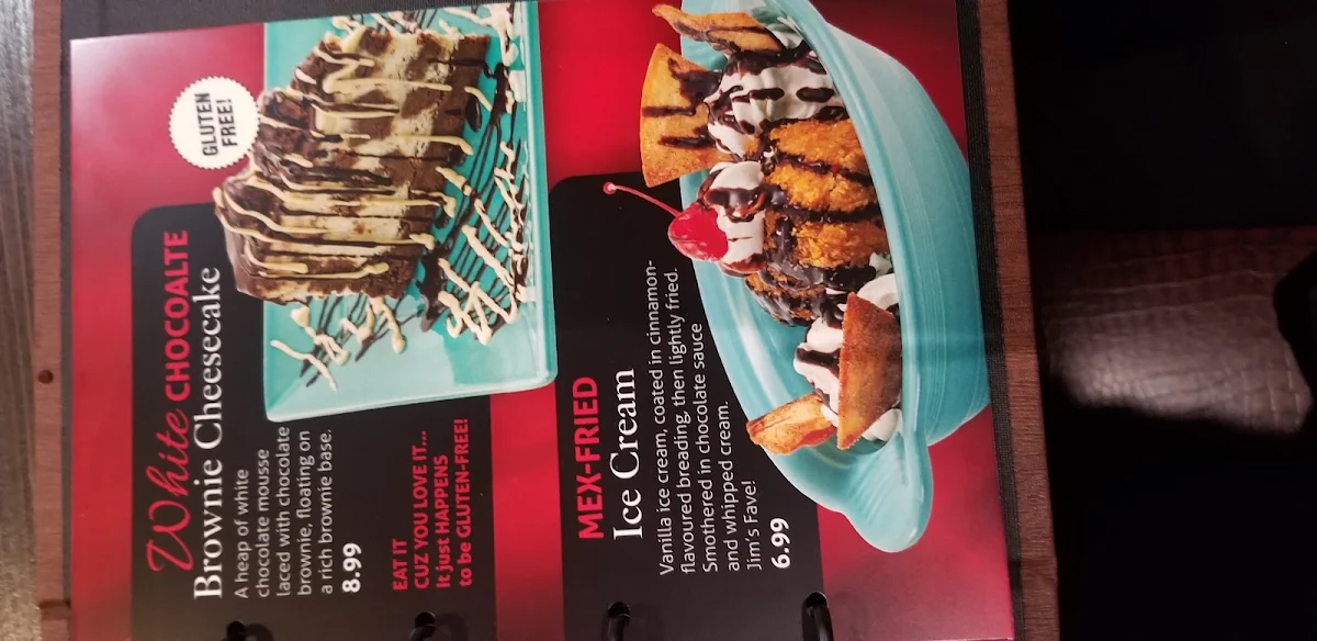 Menu, Jungle Jim's Eatery