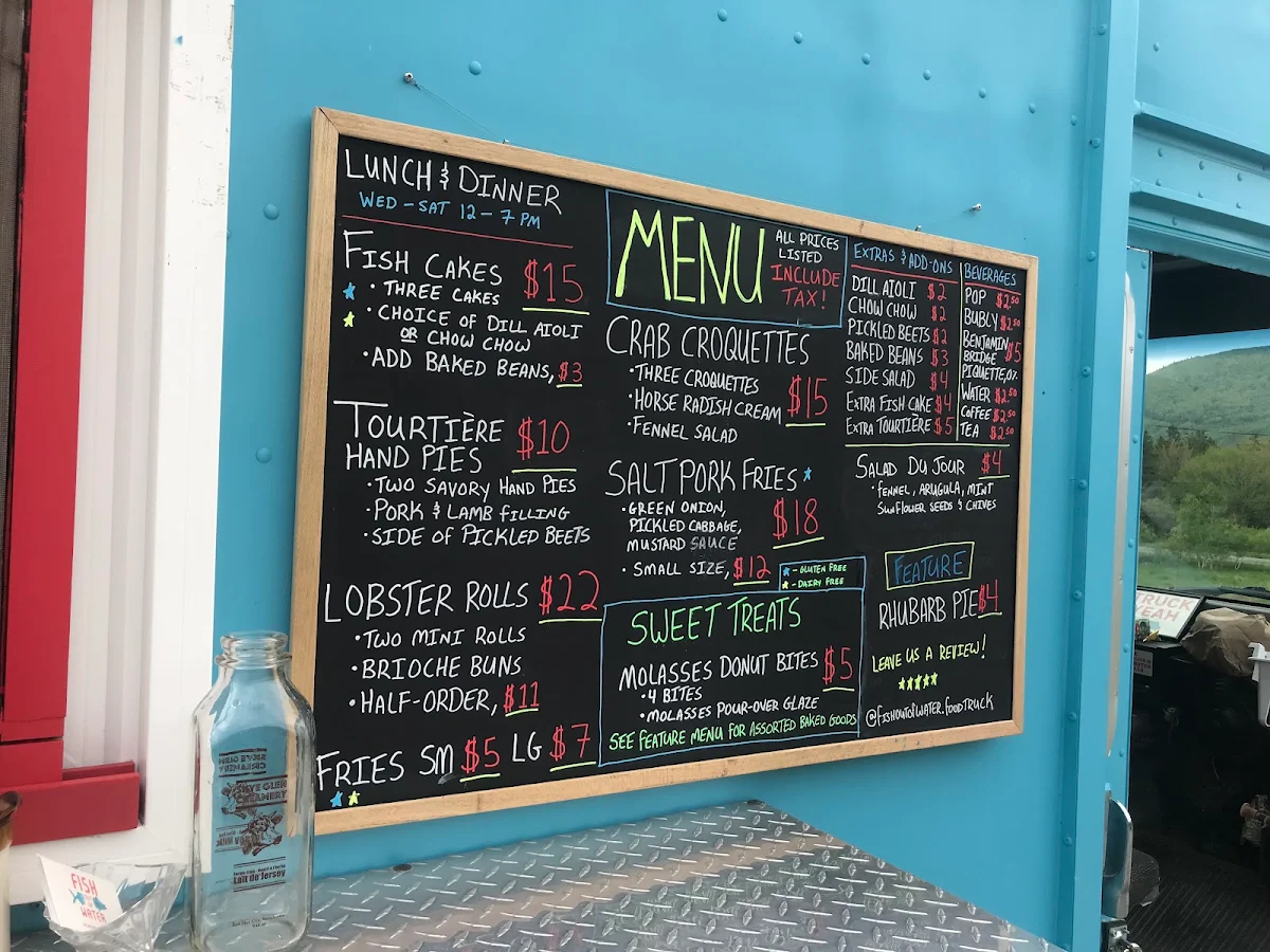 Menu, Fish Out Of Water