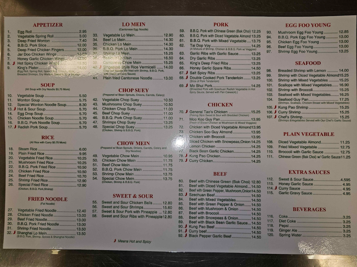 Menu photo 1